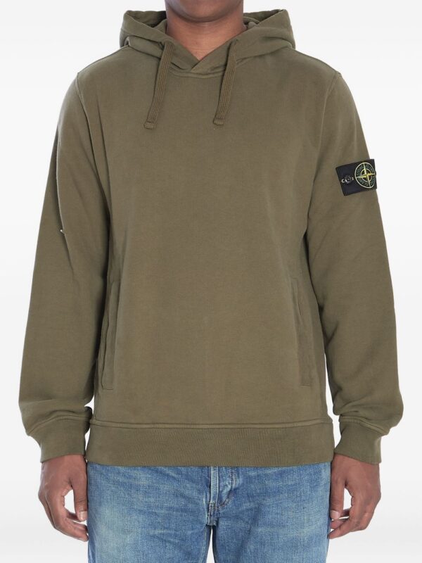 STONE ISLAND FELPA VERDE