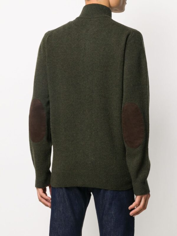 BARBOUR MAGLIONE VERDE ZIP