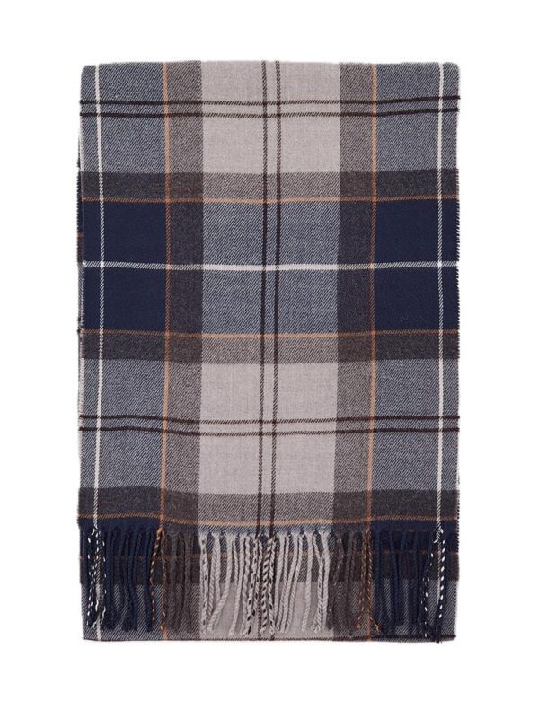 BARBOUR SCIARPE GRIGIO TARTAN