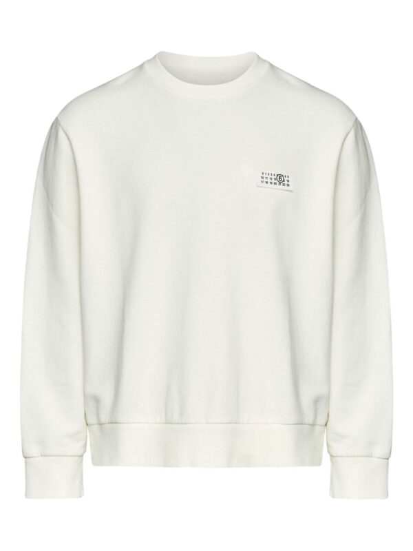 MM6 FELPA BIANCO