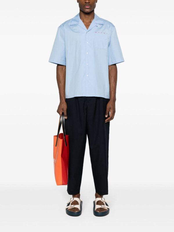 Marni Camicie Iris blue