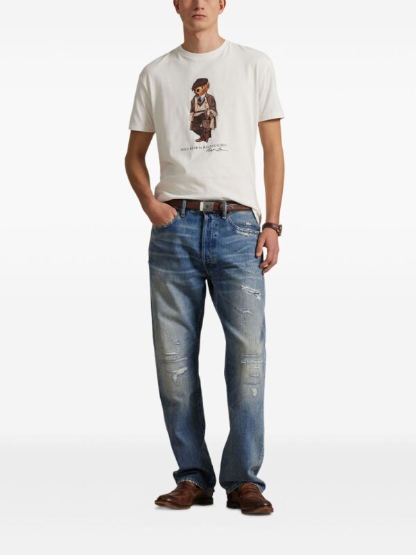 POLO RALPH LAUREN T-shirt Deckwash white hrtg bear