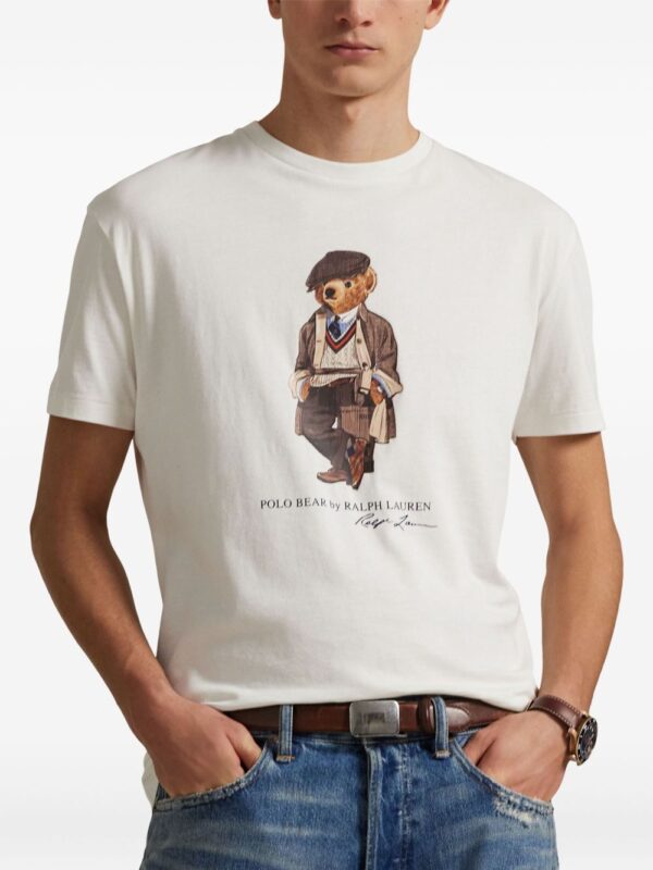 POLO RALPH LAUREN T-shirt Deckwash white hrtg bear