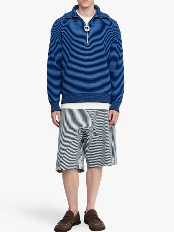JW ANDERSON MAGLIA BLU/NERO