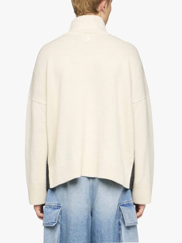 JW ANDERSON MAGLIONE GRIGIO/BIANCO