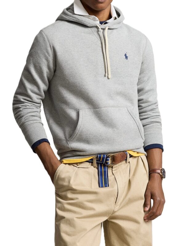 POLO RALPH LAUREN FELPA GRIGIO
