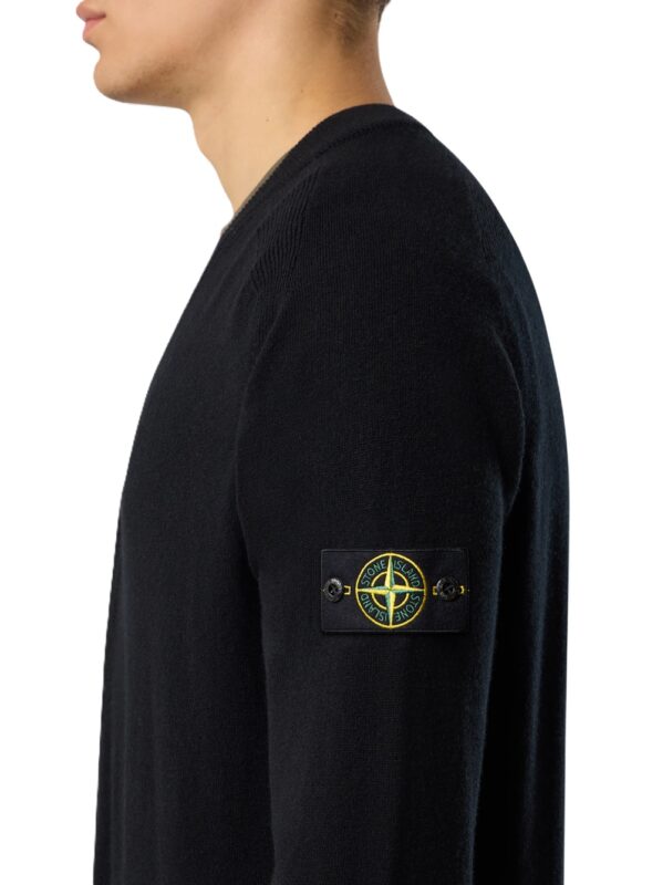 STONE ISLAND CARDIGAN NERO