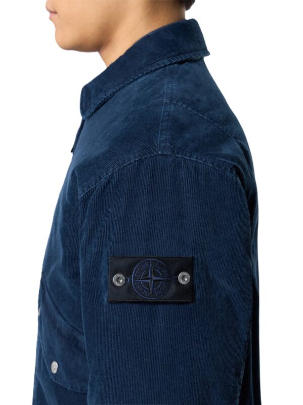 STONE ISLAND GIUBBOTTO BLU VELLUTO