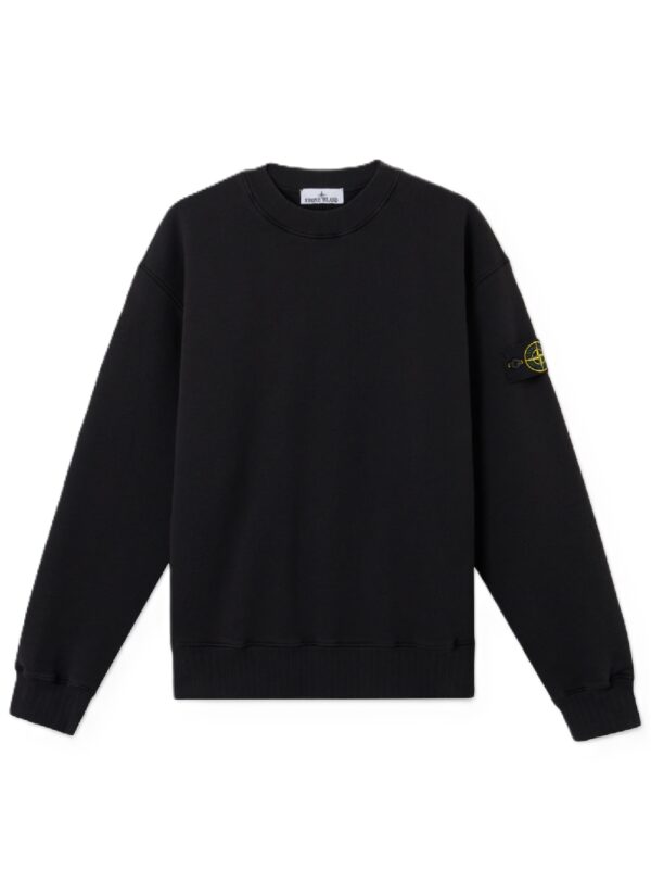 STONE ISLAND FELPA NERO