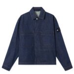 STONE ISLAND GIUBBOTTO DENIM BLU