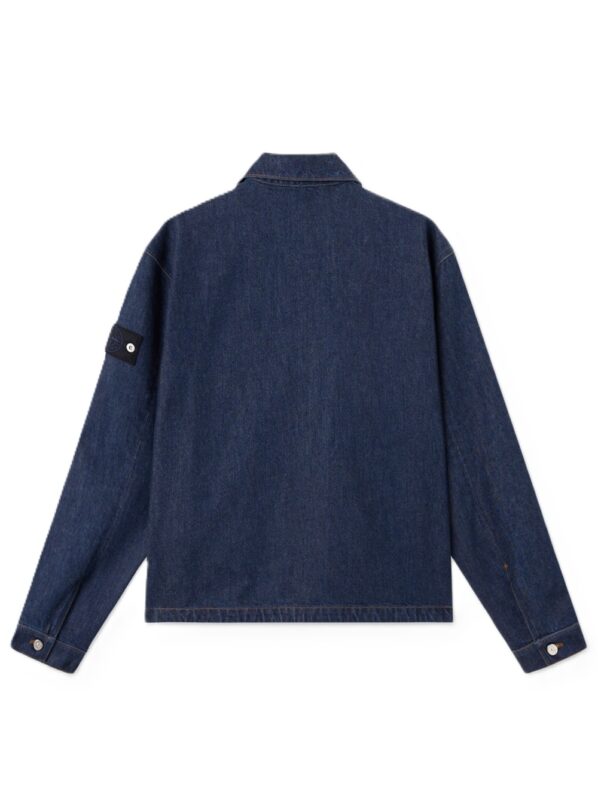 STONE ISLAND GIUBBOTTO DENIM BLU