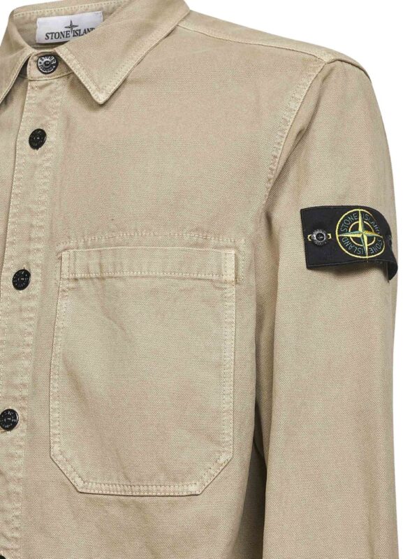 STONE ISLAND CAMICIA BEIGE