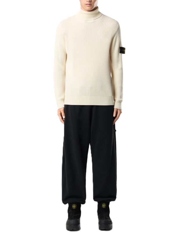 STONE ISLAND MAGLIA AVORIO