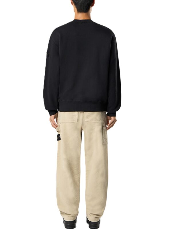 STONE ISLAND FELPA NERO