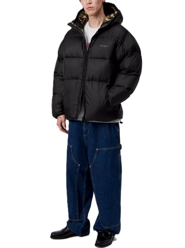 CARHARTT GIUBBOTTO NERO CAMO