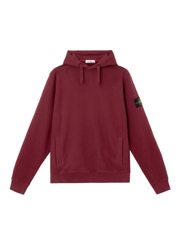 STONE ISLAND FELPA BORDEAUX