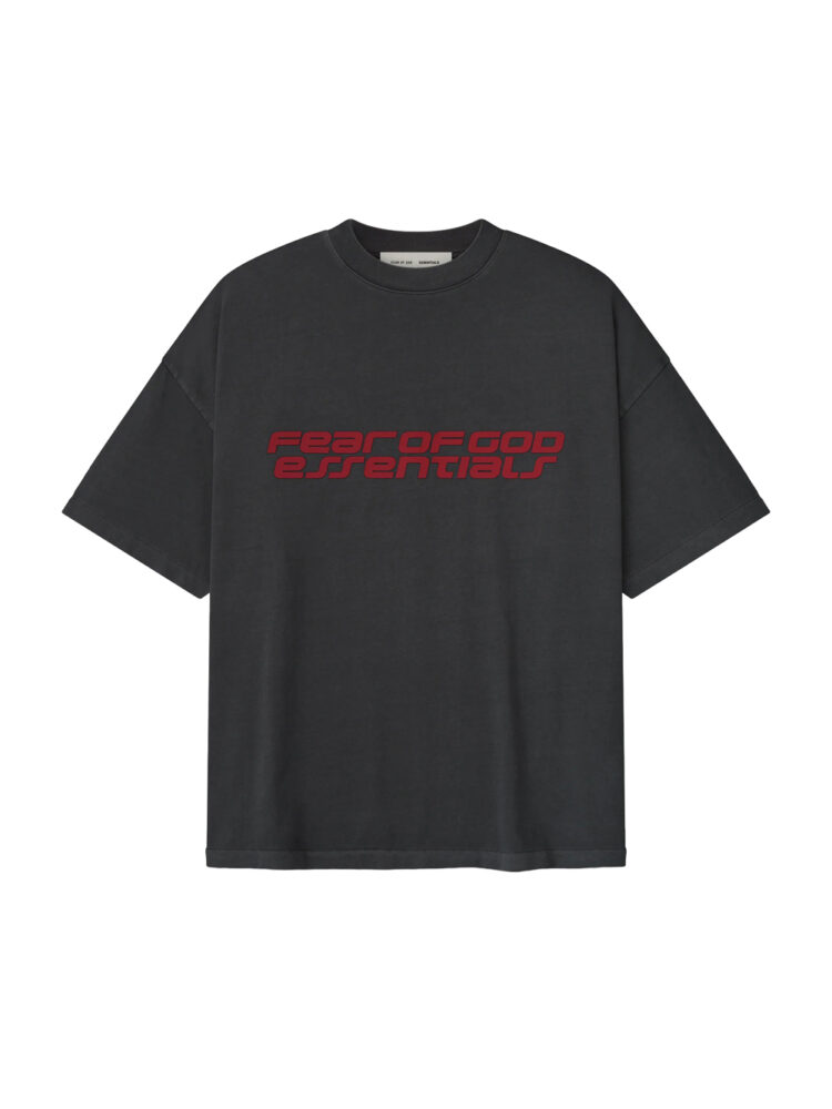 FEAR OF GOD ESSENTIALS T-SHIRT GRIGIO SCURO