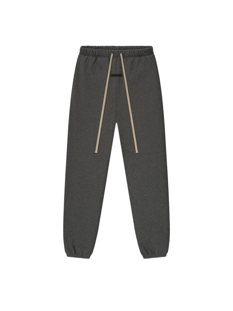 FEAR OF GOD ESSENTIALS PANTALONI GRIGIO SCURO