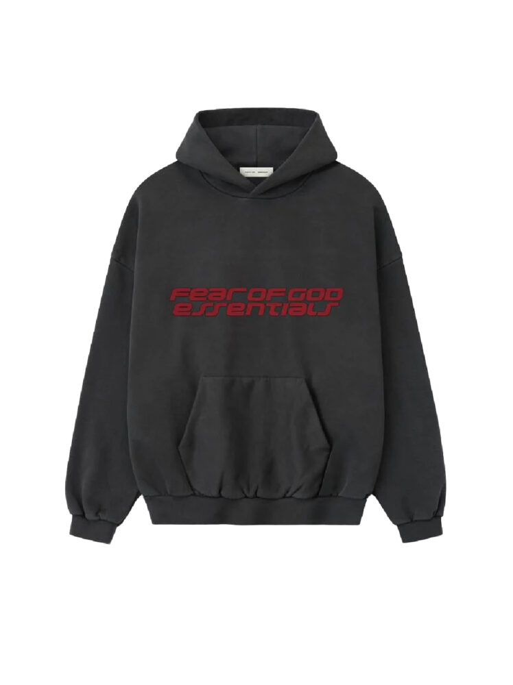 FEAR OF GOD ESSENTIALS FELPA GRIGIO SCURO