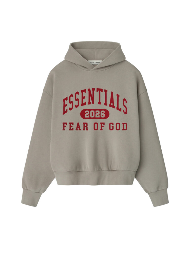 FEAR OF GOD ESSENTIALS FELPA GRIGIA