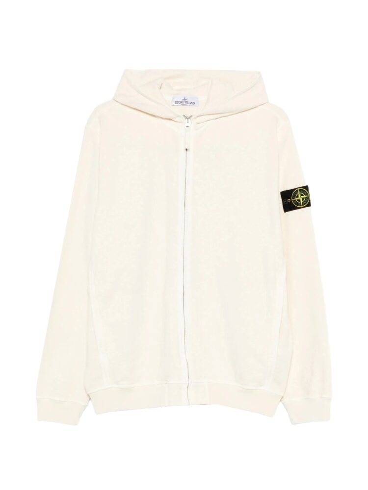 STONE ISLAND FELPA AVORIO