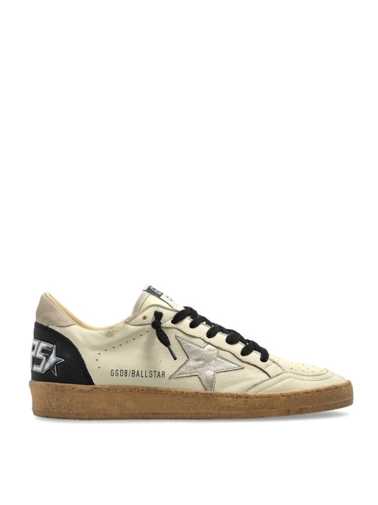 GOLDEN GOOSE SNEAKERS BIANCA/BEIGE BALLSTAR