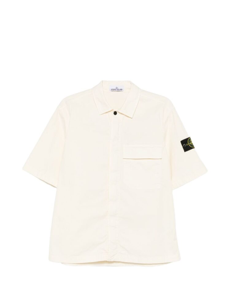 STONE ISLAND CAMICIA AVORIO