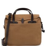 FILSON BORSA TAN RUGGED TWILL BRIEFCASE
