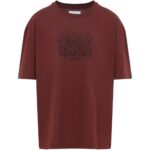 MAISON MARGIELA T-SHIRT AMARANTO NUMERIC