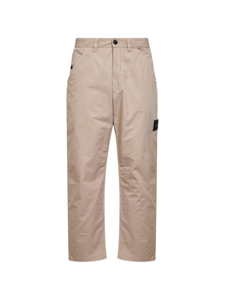 STONE ISLAND PANTALONI BEIGE
