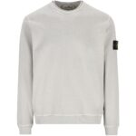 STONE ISLAND FELPA GRIGIO PERLA