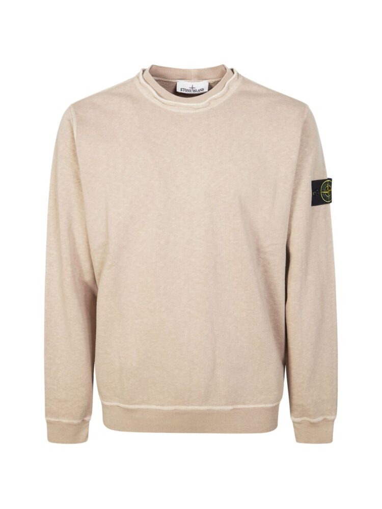 STONE ISLAND FELPA BEIGE