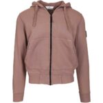 STONE ISLAND FELPA GRIGIO PORPORA