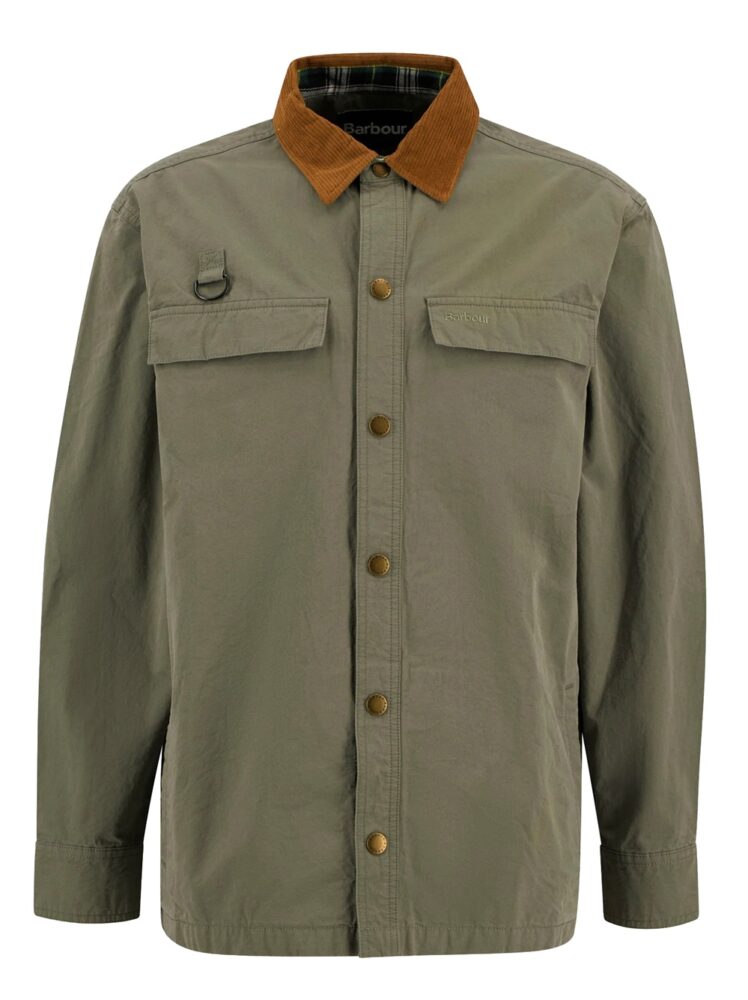 BARBOUR CAMICIA VERDE OLIVA