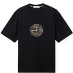 Stone Island T-shirt Black - nera- front
