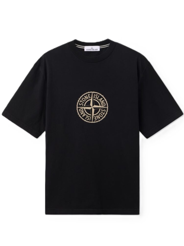 Stone Island T-shirt Black - nera- front
