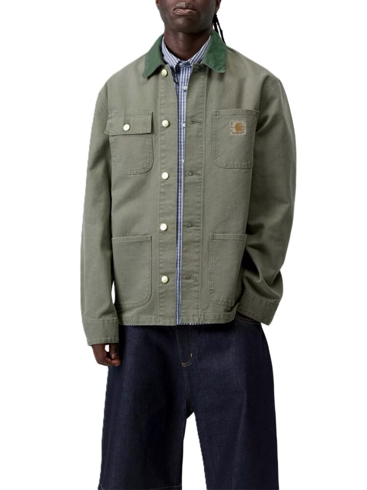 Carhartt Giubbotti Shady green destroy wash