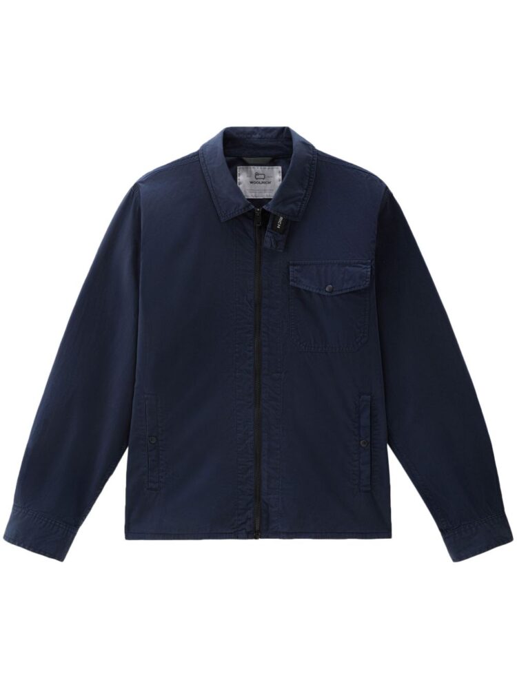 WOOLRICH Camicie Melton blu