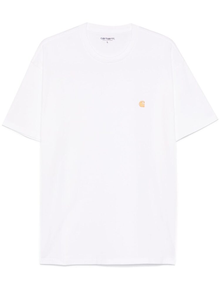CARHARTT T-SHIRT BIANCA gold
