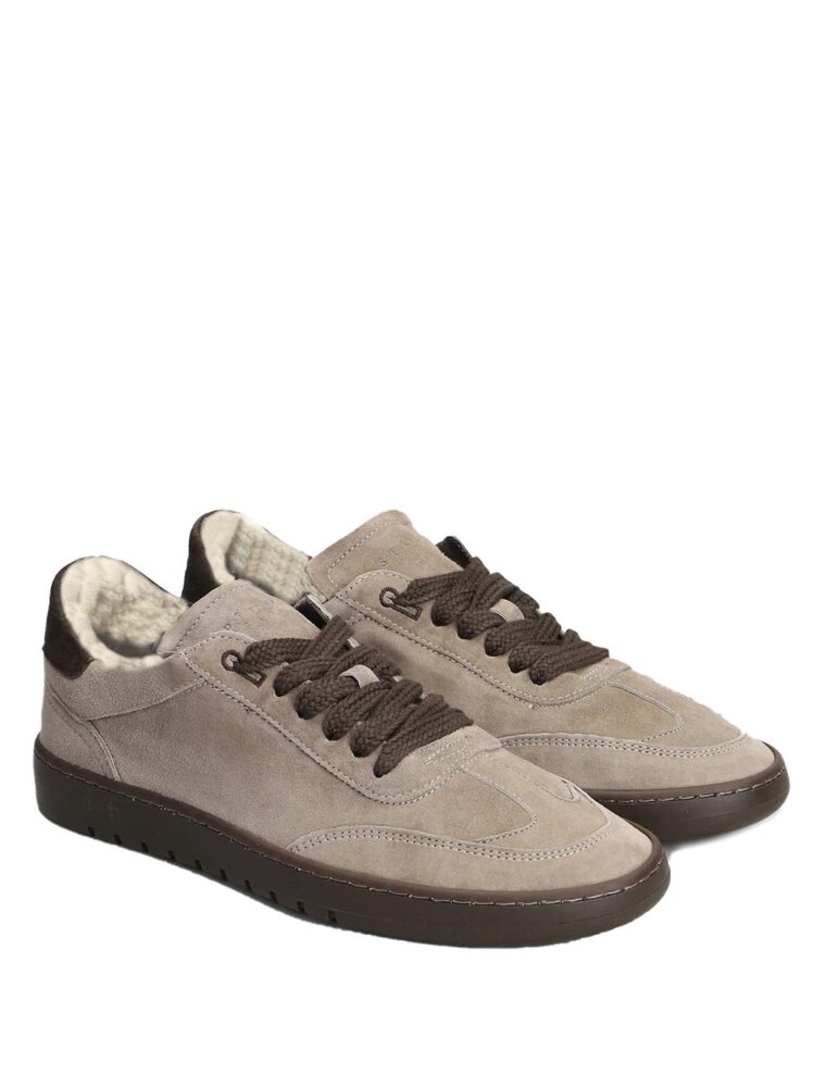 PIUMHA Sneakers Taupe brown/lining teddy fur