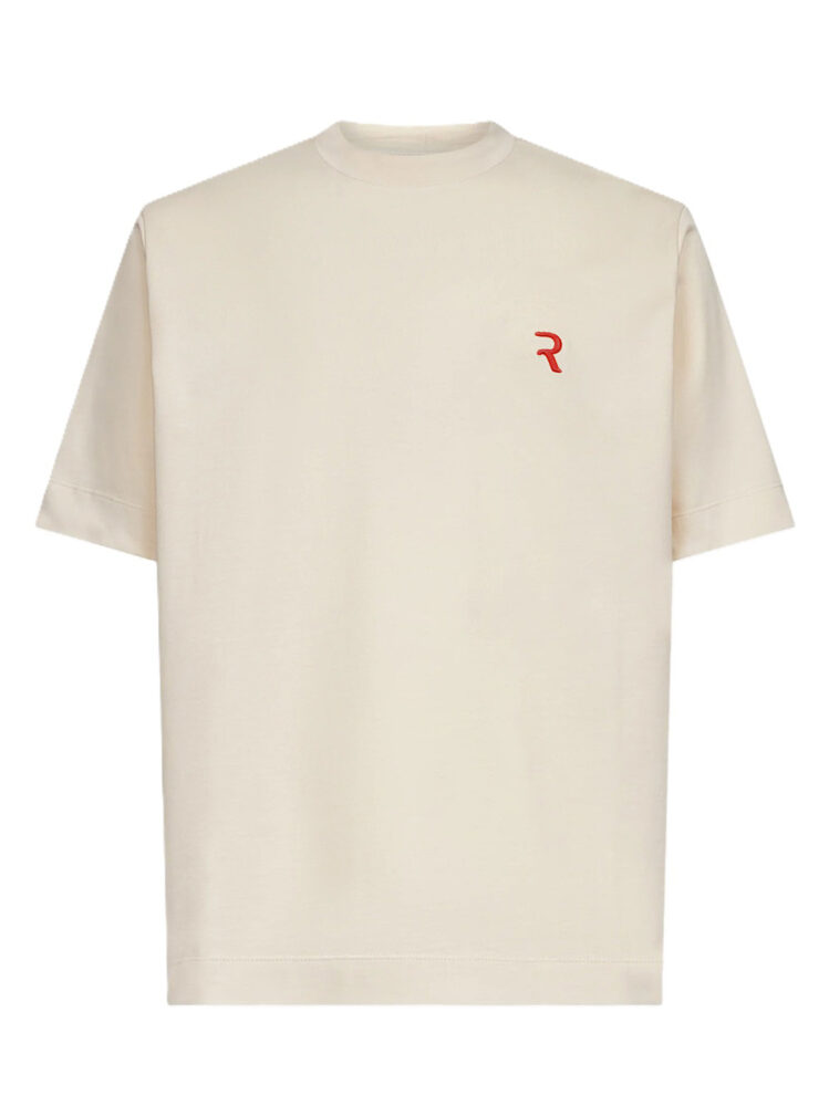 RHun T-shirt BEIGE/ROSSO