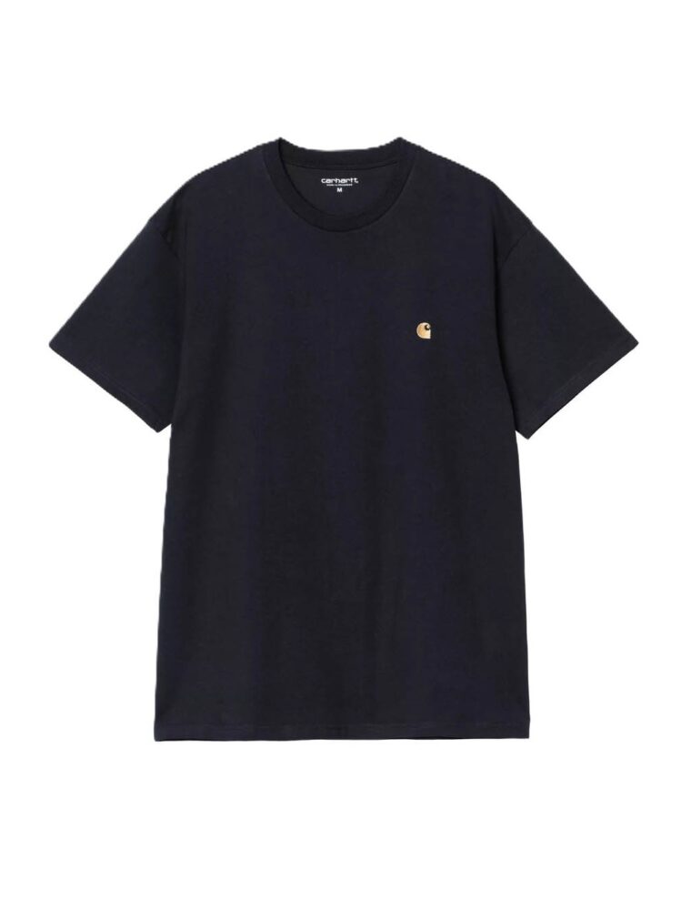 Carhartt T-shirt Dark navy/gold