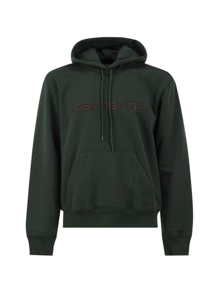 Carhartt Felpa Verde con cappuccio