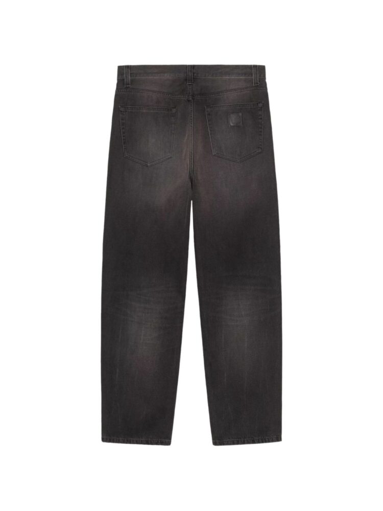 Carhartt Pantaloni Black tobacco used wash