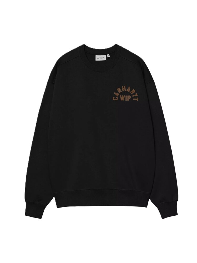 Carhartt Felpa Black/hamilton brown stone was