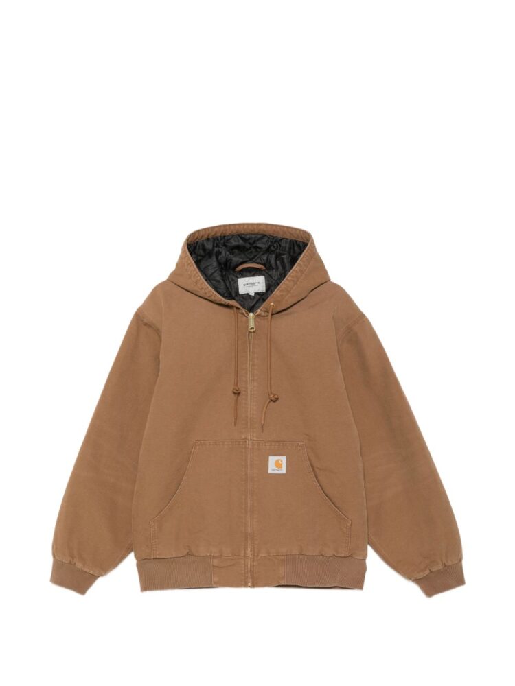 Carhartt Giubbotto Brown stone canvas
