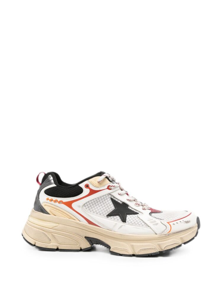 GOLDEN GOOSE Sneakers White/dark grey/yellow red