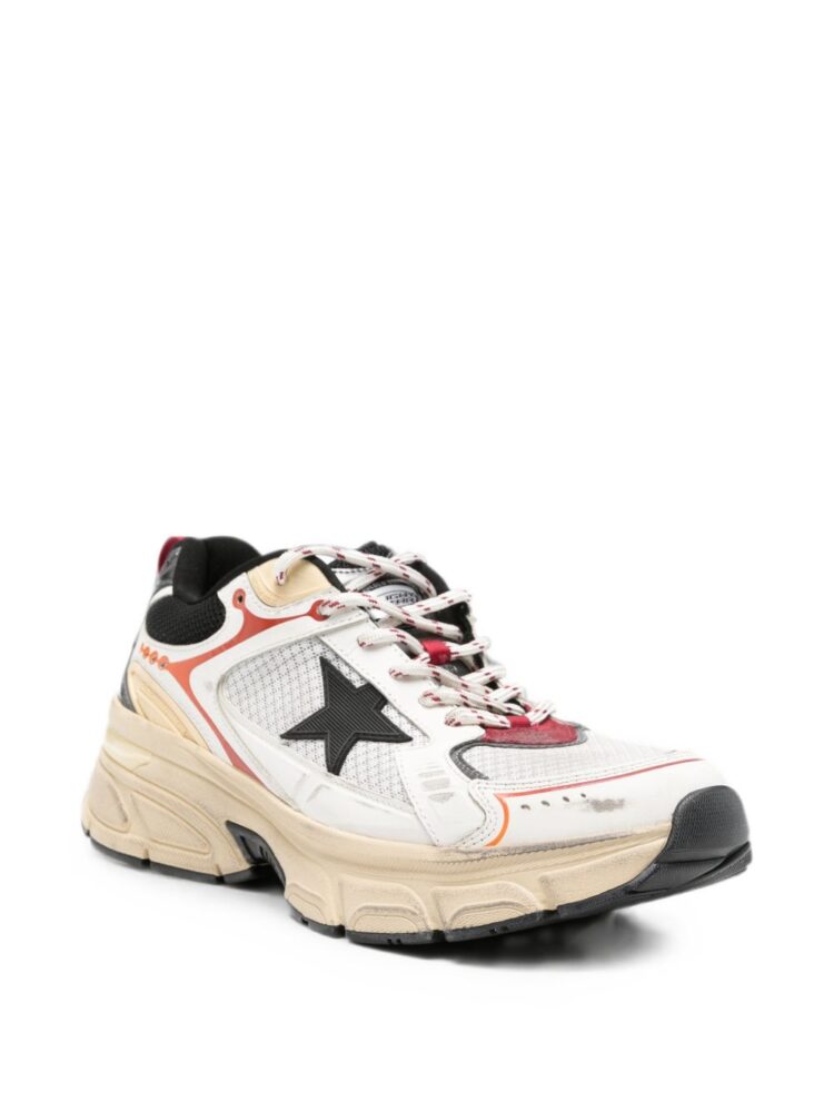 GOLDEN GOOSE Sneakers White/dark grey/yellow red
