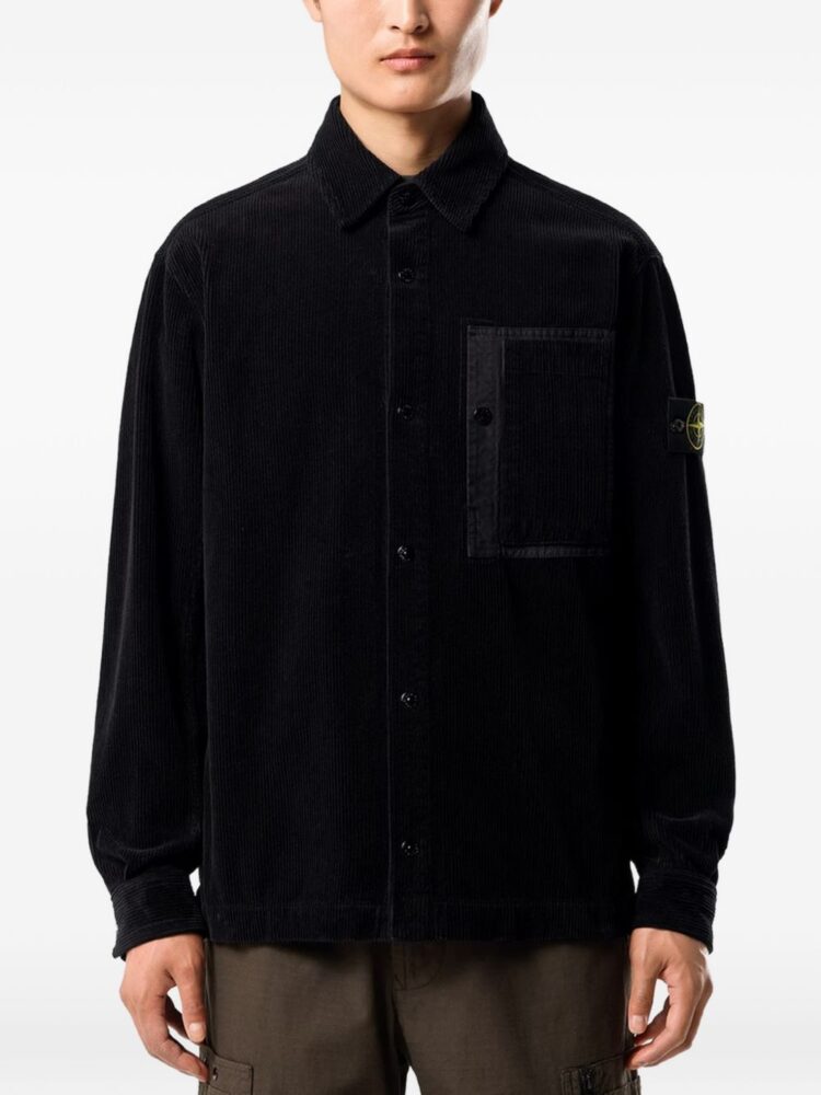 STONE ISLAND Camicia Nera