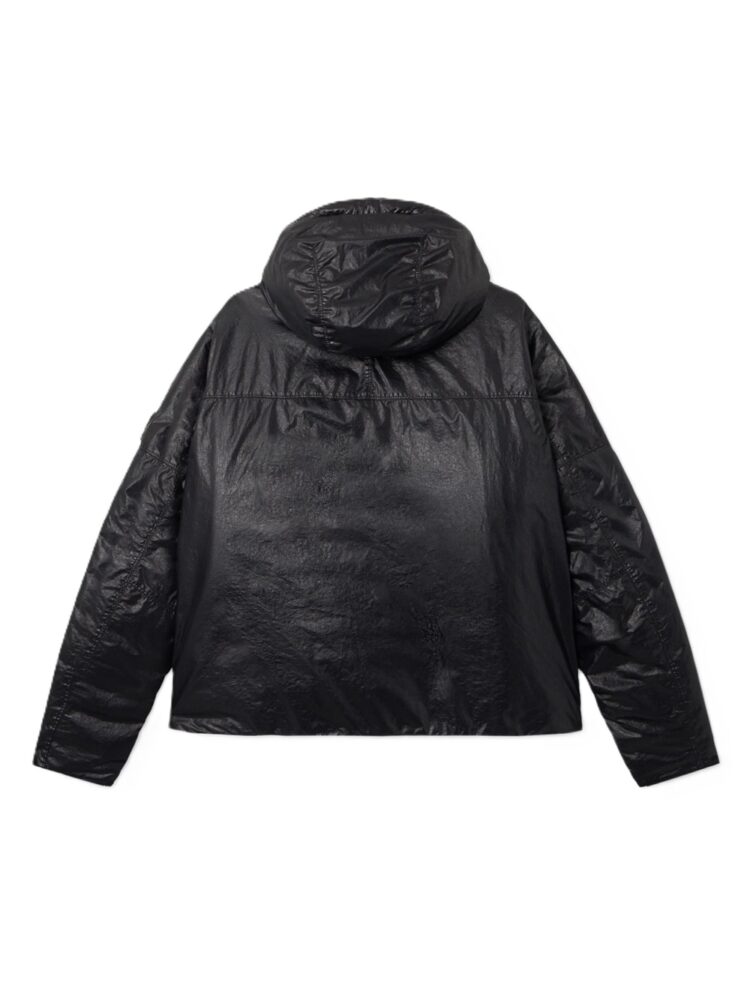 STONE ISLAND Giubbotto Nero Nylon
